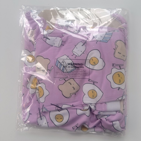 NWT Little Sleepies, In Breakfast Buddies print - Picture 3 of 3